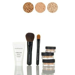 SET 6 BAREMINERALS MEDIUM & BISQUE PRIMER VEIL NIB